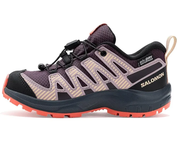 Детские трейловые кроссовки Salomon Kids Xa Pro V8 Waterproof с мембраной