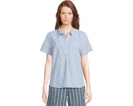 Рубашка L.L.Bean Vacationland из ткани пике с короткими рукавами и застежкой на пуговицах