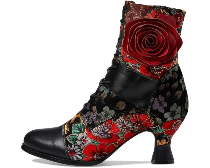 Ботильоны L'Artiste by Spring Step Roselia с гобеленовым цветочным узором