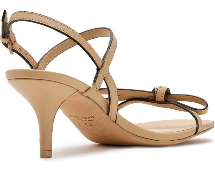 Сандалии на каблуке kitten heel Kate Spade New York Loop с ремешками и квадратным носком