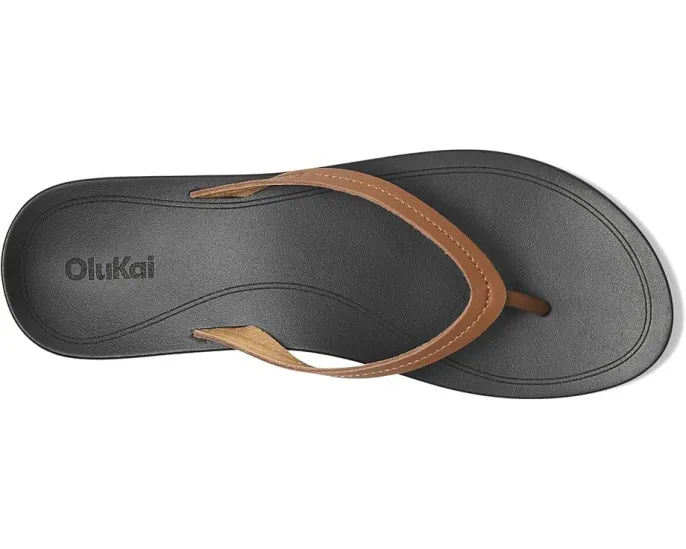 Шлепанцы OluKai Lalahi на плоской подошве