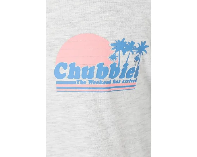 Футболка Chubbies The Ol' College Try с принтом на спине и круглым вырезом