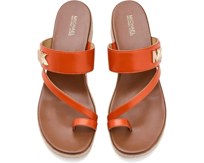 Босоножки MICHAEL Michael Kors Jilly Mid Wedge с плетеной отделкой