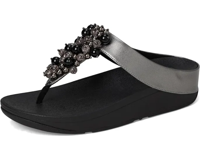 Сандалии FitFlop Fino с декоративными бусинами и удобной стелькой