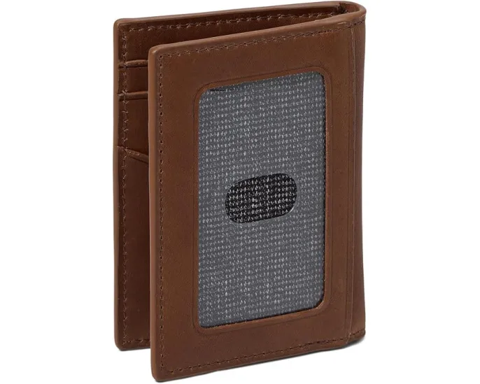 Кожаный кошелек Rhodes Bifold Card Case с RFID защитой от Johnston & Murphy