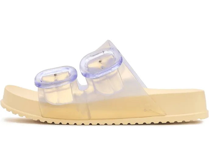 Шлепанцы Cozy Slides для детей коллекция Mini Melissa жемчужно-желтые