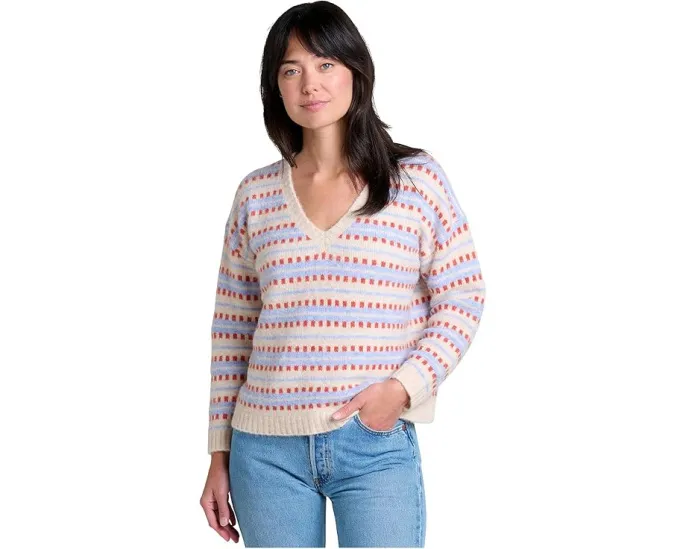 Свитер Toddy Pullover с V-образным вырезом и заниженными плечами Toad&Co