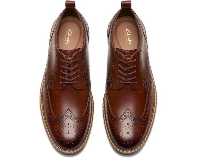 Clarks Aldwin Limit с кожаным верхом и сетчатой подкладкой