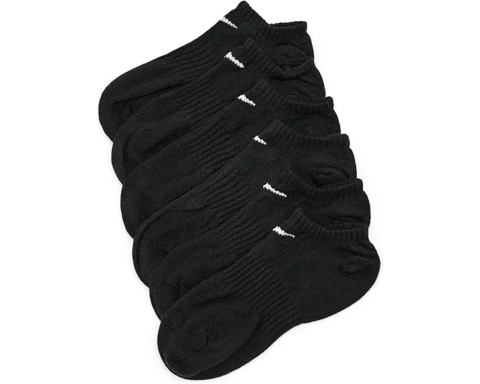 Носки Nike Everyday Lightweight No Show 6-Pair черные