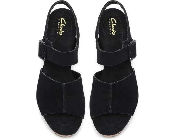 Сандалии Clarks Sabina Dream на клиновидном каблуке с технологией Cushion Plus