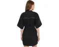 Короткое платье Luna с кружевом и поясом от Faherty