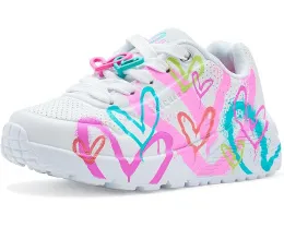 Детские кроссовки SKECHERS KIDS с дизайном James Goldcrown Uno Lite Flutter Hearts
