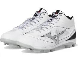 Бутсы Mizuno Cushionrevo Diamond Mid TPU для бейсбола с поддержкой голеностопа