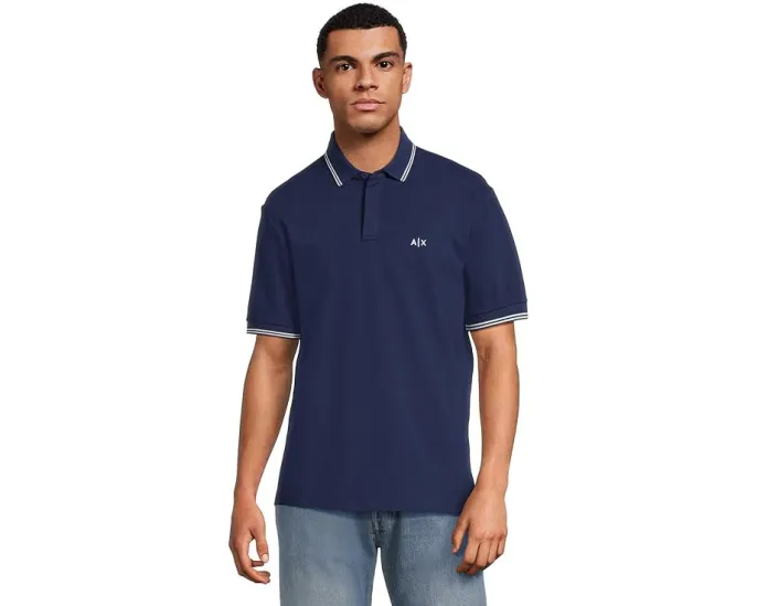 Поло Essential Logo с вышитым логотипом Armani Exchange