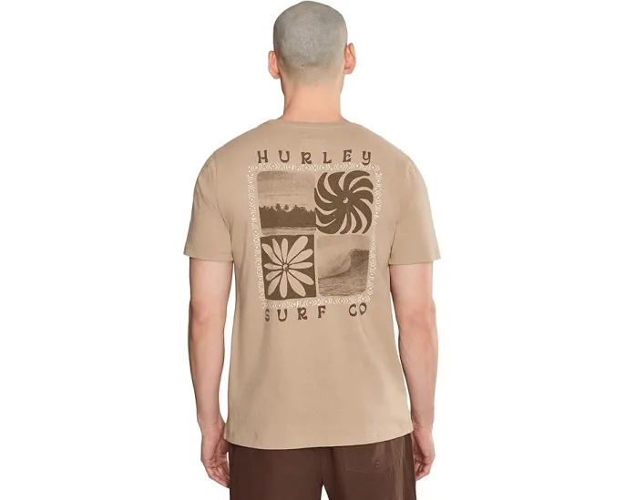 Футболка Hurley Cycles Of The Earth с принтом и коротким рукавом из хлопка