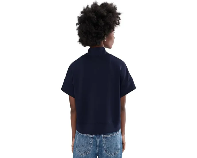 Топ Elliott Lauren Comfort Zone с длинными рукавами и воротником на четверть молнии