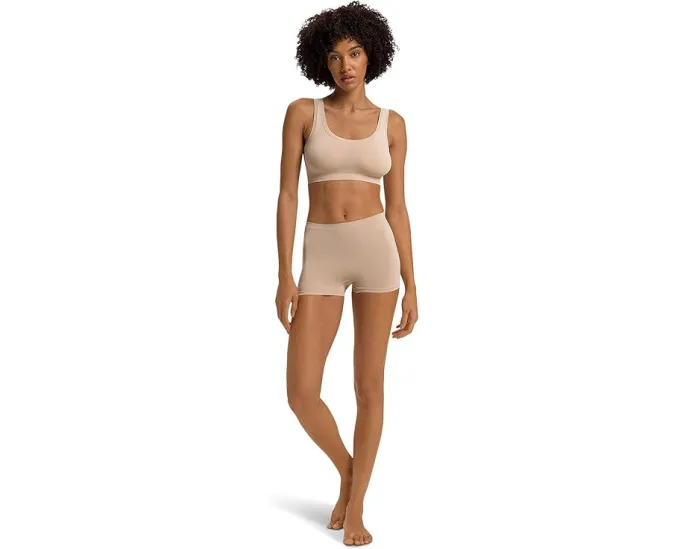 Топ кроп Hanro Touch Feeling из дышащего микрофибры с бесшовными боками