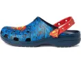 Классические сабо Crocs Classic Superman с жёсткими украшениями
