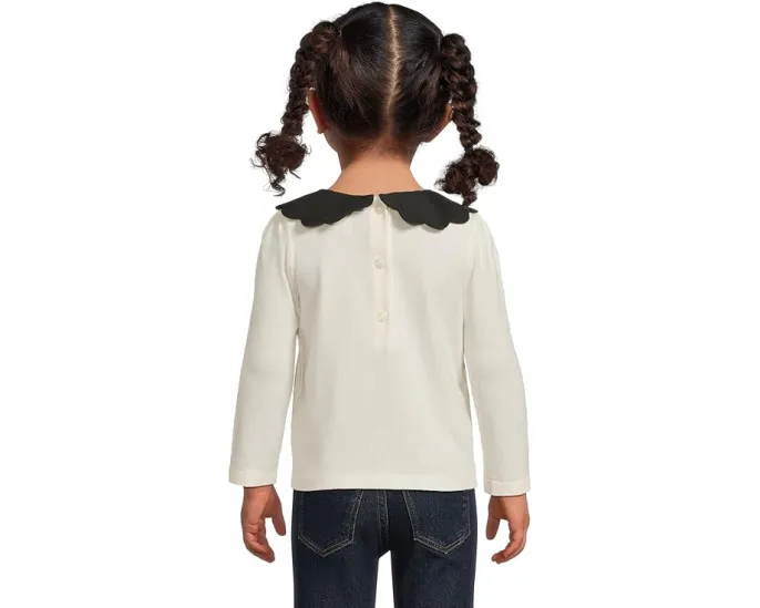 Блузка Janie and Jack с воротником из кружева и длинными рукавами