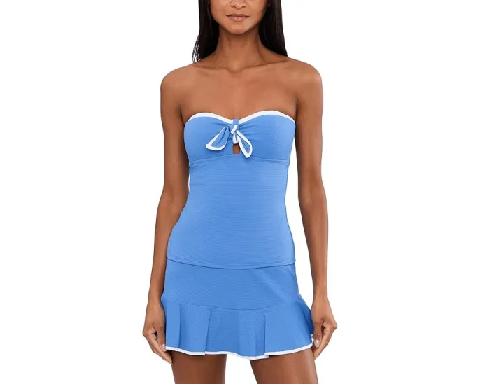 Низ купальника Tommy Bahama Island Cays с высокой талией и воланами