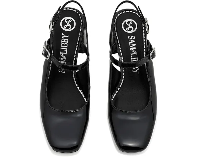 Туфли Grace Slingback с квадратным носком и ремешком от Sam & Libby