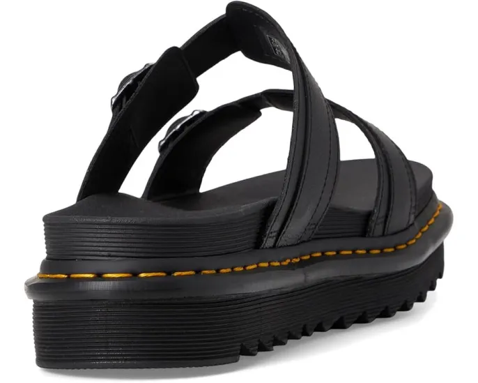 Сандалии Dr. Martens Myles из вощеной кожи с платформой