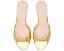 Туфли Loeffler Randall Dixie на каблуке-котенок с золотистой кожей