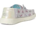 Детские слипоны Hey Dude Kids Wendy Unicorn Sparkle с текстильным верхом и блестками