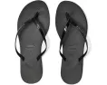Havaianas You Metallic Flip Flop Sandal с глянцевым верхом и амортизирующей стелькой