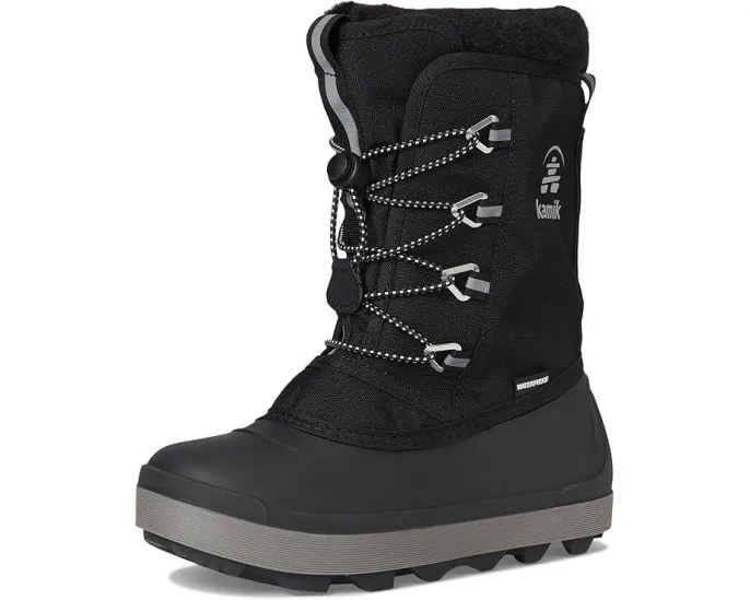 Детские зимние сапоги Kamik Cascade с термоизоляцией до -40°C и системой быстрой шнуровки