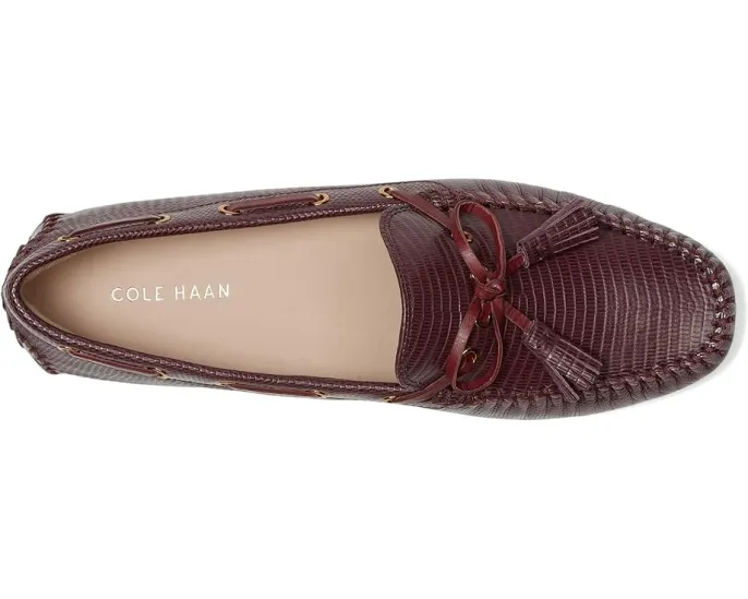 Лоферы Cole Haan Gissella Drivers с круглым носком и плетеной деталью