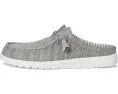 Кроссовки Hey Dude Wally Slip Stretch Sox с эластичными шнурками и технологией Flex & Fold