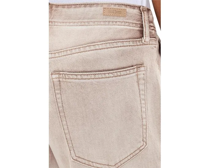 Liverpool Los Angeles джинсы кроп широкие Petite Mid Rise Weekender хаки