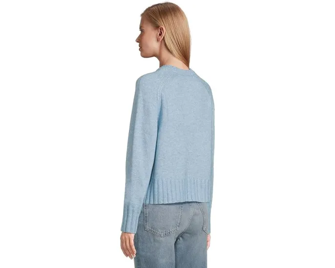 Свитер Saddle Sleeve с круглым вырезом из новой люксовой смеси с кашемиром