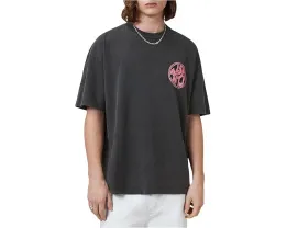 Футболка AllSaints Distortion с коротким рукавом и принтом на груди и спине