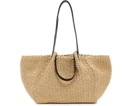 Сумка-тоут AllSaints Allington из соломки с магнитной застежкой