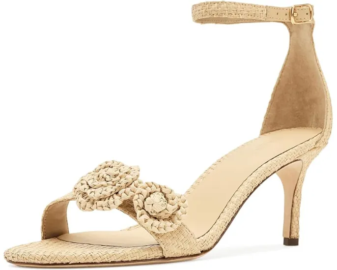 Босоножки Lauren Ralph Lauren Allie на среднем каблуке с отделкой из рафии