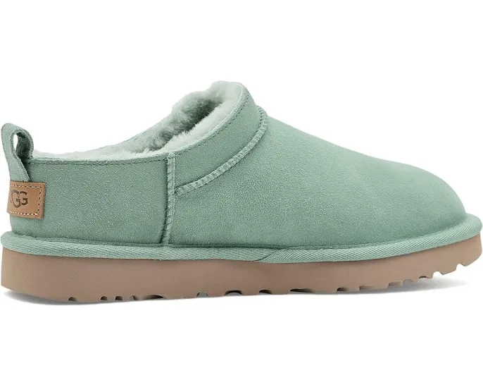 Угги UGG Classic Micro из натуральной замши с подкладкой из овчины и подошвой из сахарного тростника
