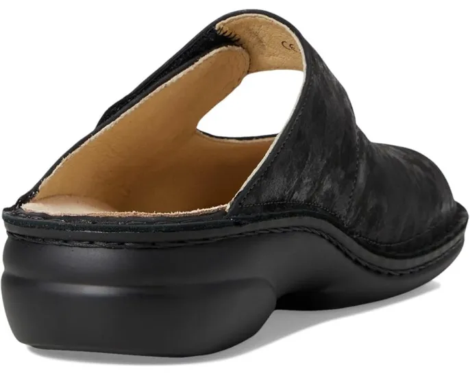 Клоги Finn Comfort Stanford Nero Vegas из натуральной кожи с анатомической стелькой