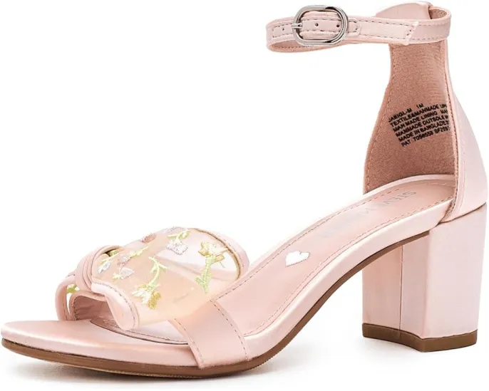 Детские сандалии Steve Madden Kids Abigl с квадратным каблуком и цветами