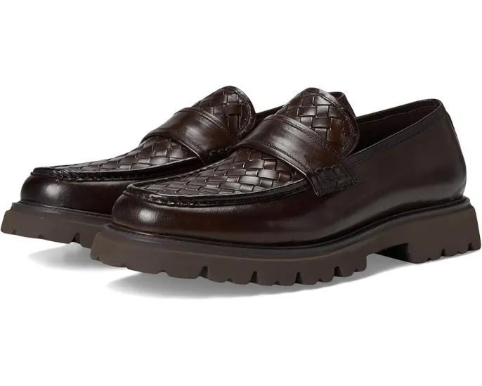Мокасины Steve Madden Strandd с плетеной союзкой и массивным каблуком