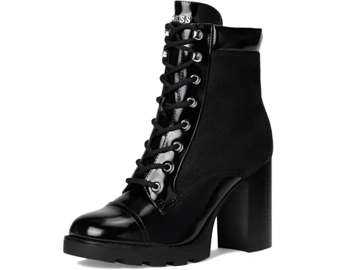 Ботильоны GUESS Nellsan на устойчивом каблуке с круглым носком