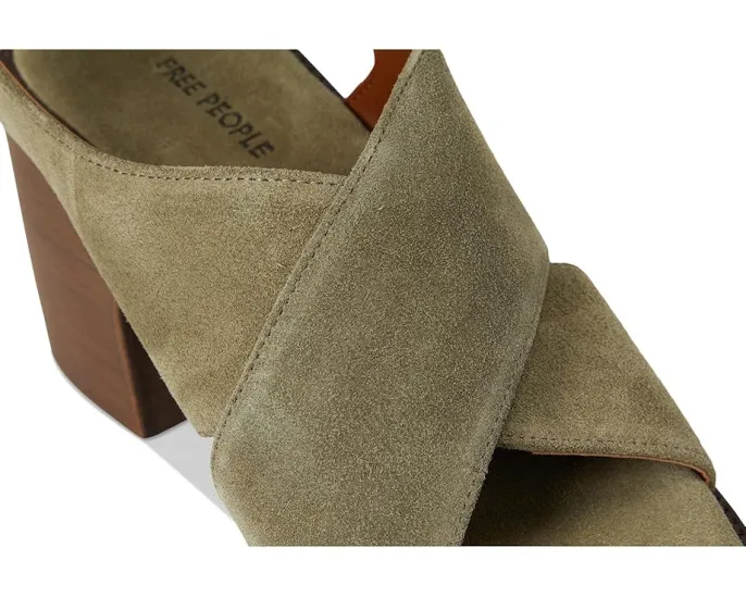 Сабо Cora Platform на платформе с ремешками из замши от Free People