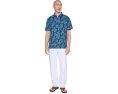 Пижамная рубашка Tommy Bahama Azul Hibiscus с цветочным принтом