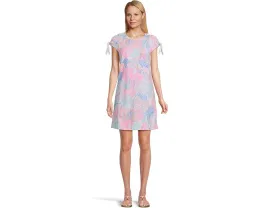 Платье Lilly Pulitzer Meret Shift приталенное с кружевными шнурками