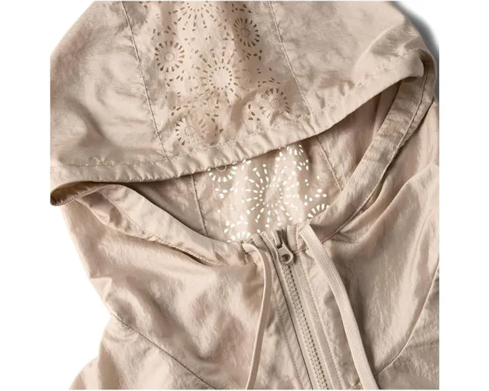 Куртка UGG Chiara Full-zip Hooded Jacket с капюшоном и лазерной резкой Sun Logo Shape