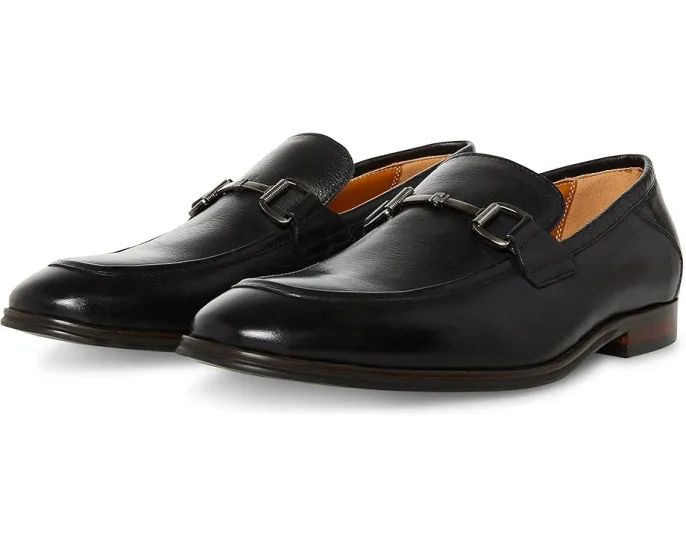 Лоферы Steve Madden Aahron из натуральной кожи с металлической пряжкой