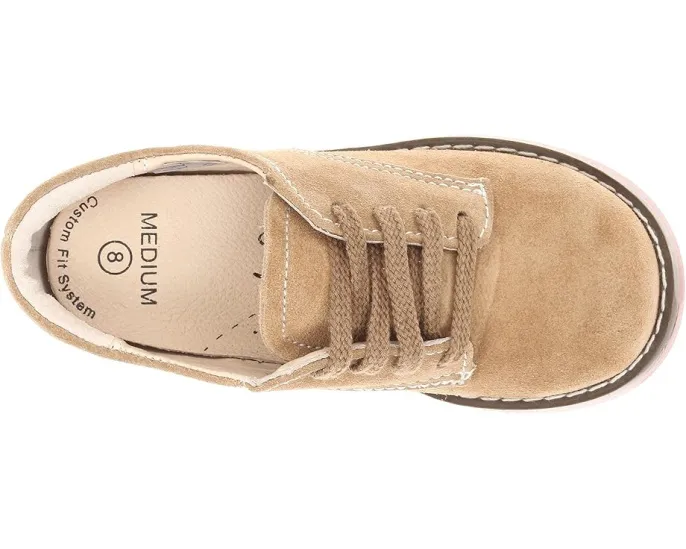 FootMates оксфорды Bucky 2 для детей из мягкой замши с кожаной стелькой