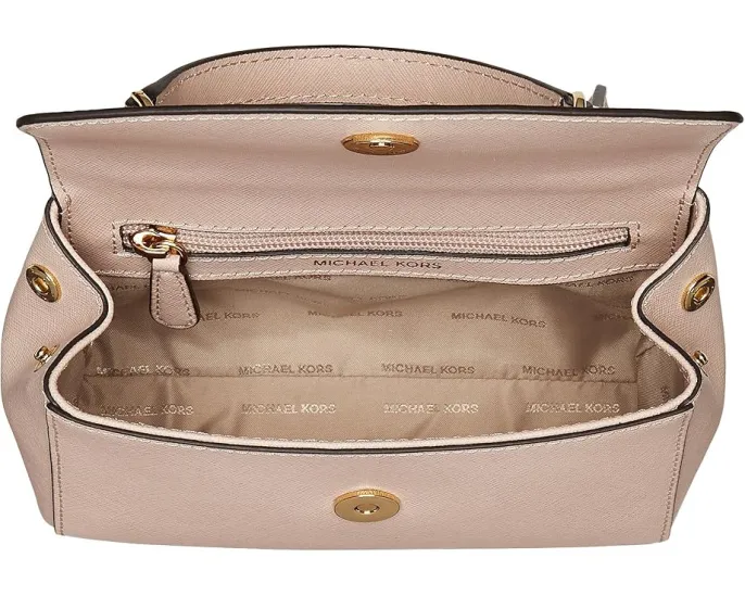 MICHAEL Michael Kors мини-сумка Ava через плечо из кожи сафьяно