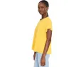 Топ Organic Cotton Slubby Jersey с круглым вырезом и короткими рукавами Eileen Fisher